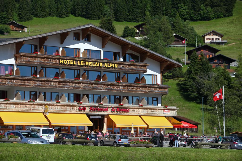 Hotel Le Relais Alpin Les Mosses Bagian luar foto