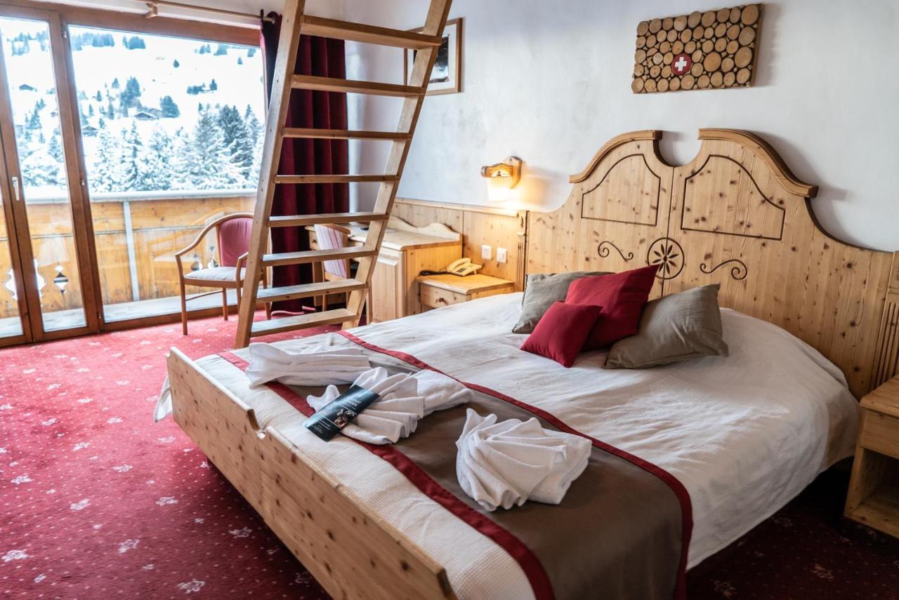 Hotel Le Relais Alpin Les Mosses Bagian luar foto