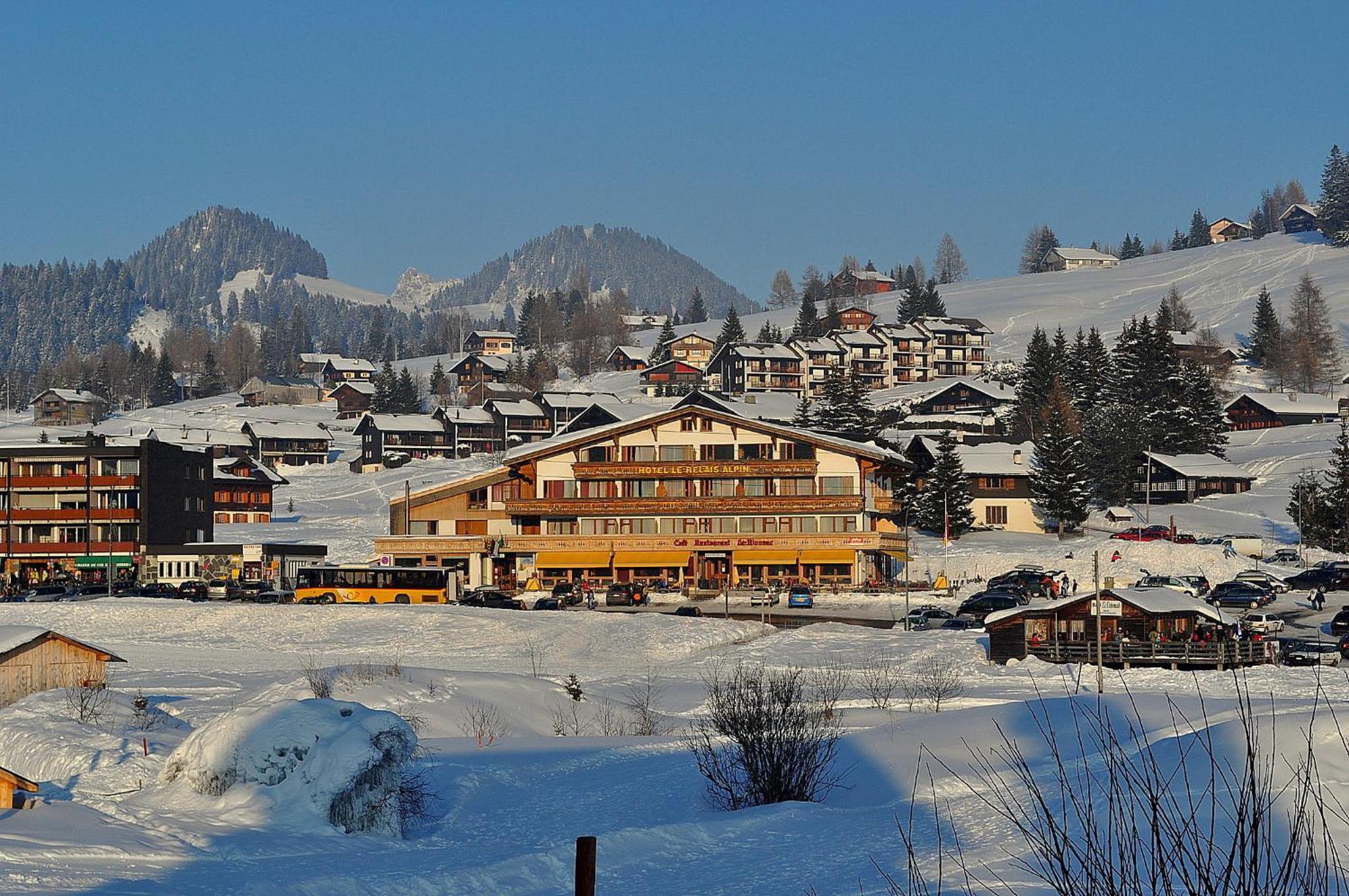 Hotel Le Relais Alpin Les Mosses Bagian luar foto