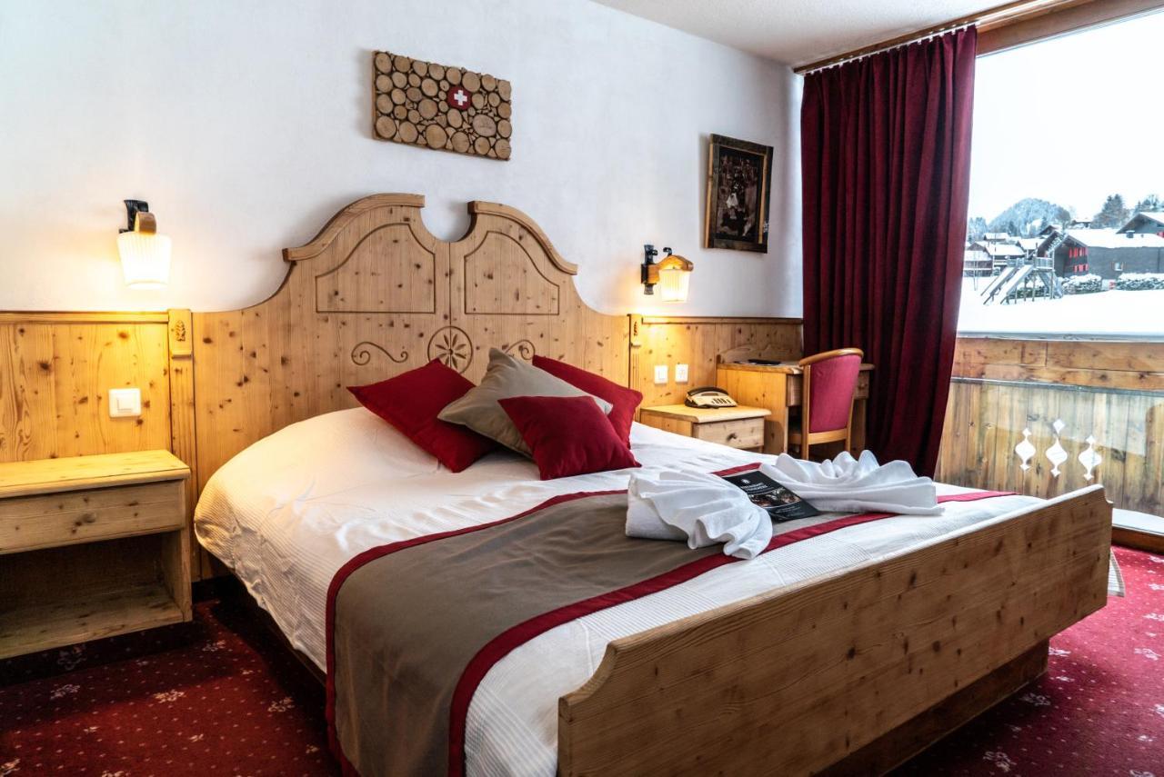 Hotel Le Relais Alpin Les Mosses Bagian luar foto