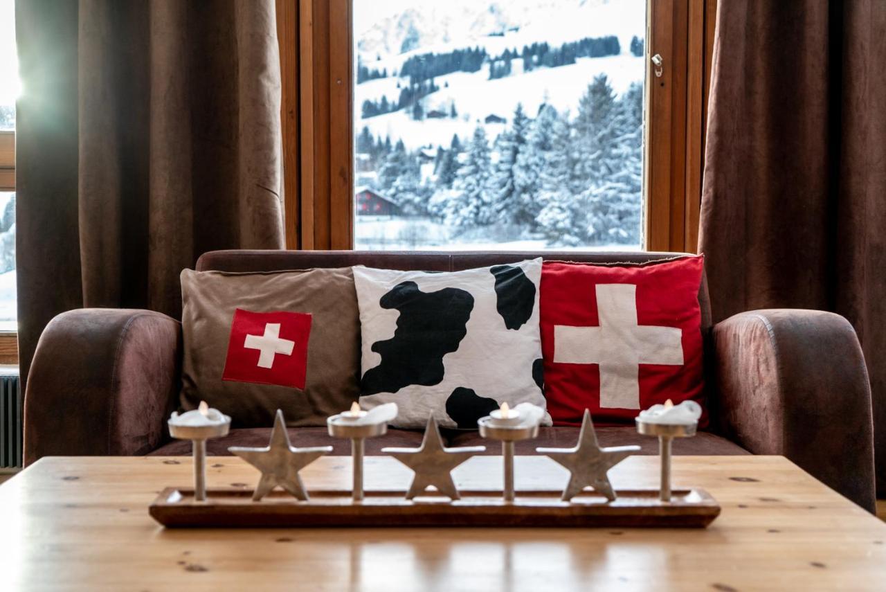 Hotel Le Relais Alpin Les Mosses Bagian luar foto